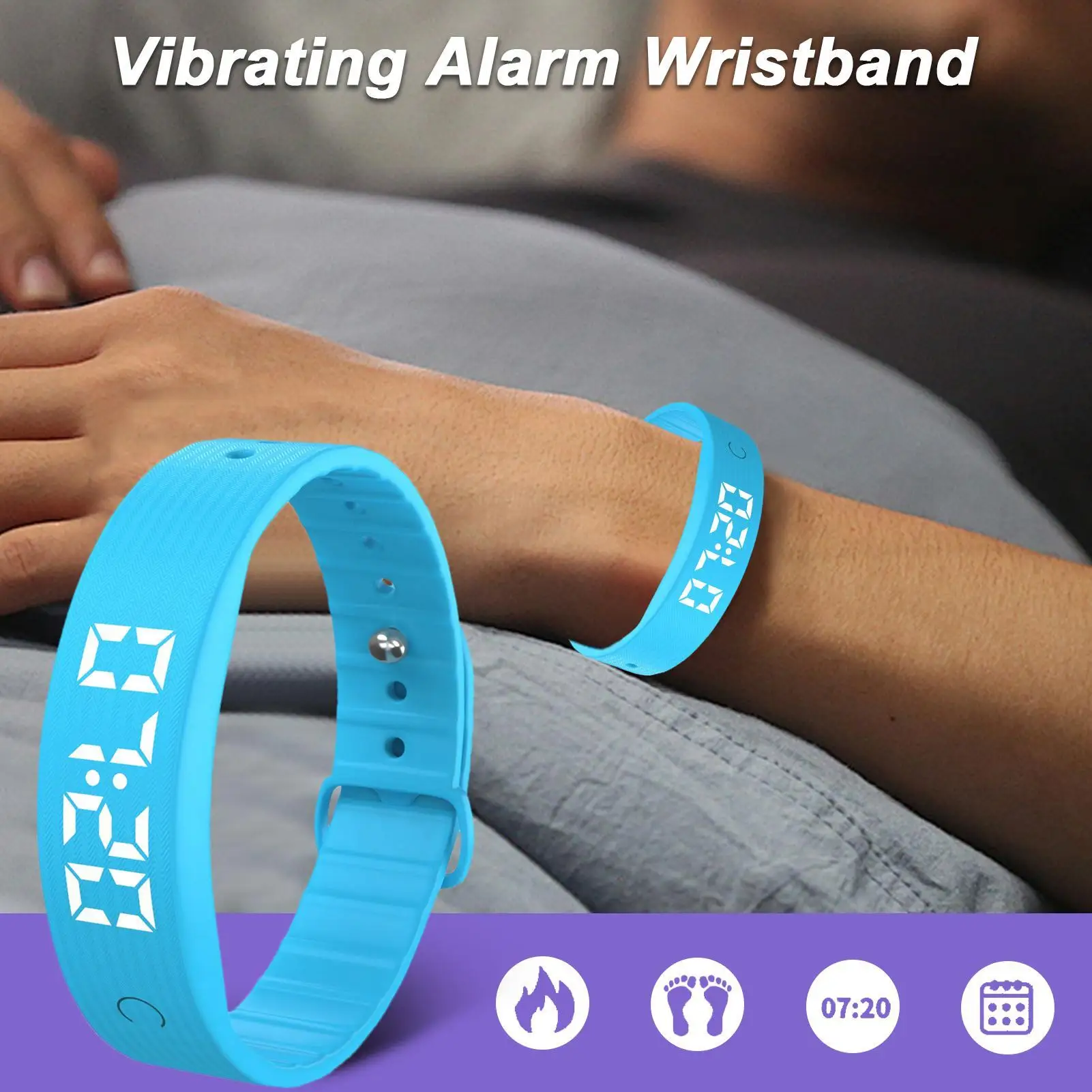 

Шоковые часы-будильник, перезаряжаемые напоминания с таймером, часы для тяжелых сна, 8 будильников для взрослых, детей, пар, ежедневный сон