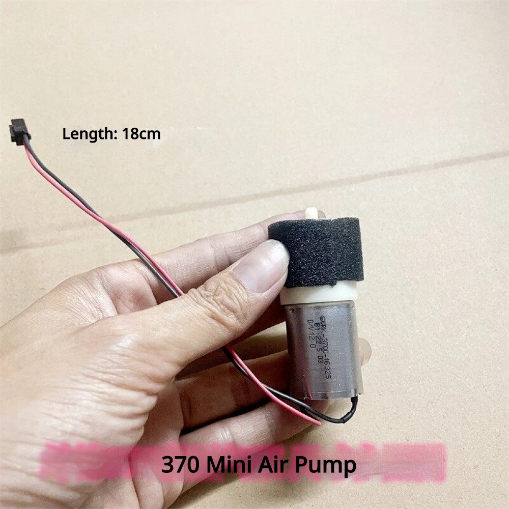CJP37-C12D2 DC12V Mini Inflation Air Pump Medical Accessory 2L/min 540mmHg Fits ID4 OD6mm Tube Intermittent Working Low Noise