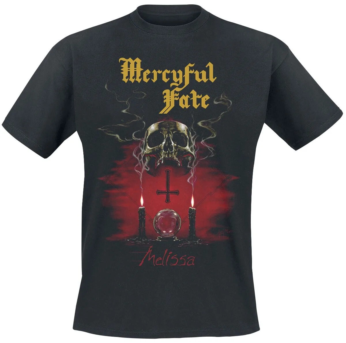 Mercyful Fate Inspired Cotton T-shirt Evil Reaper Demon Baby Heavy Metal Streetwear Tee