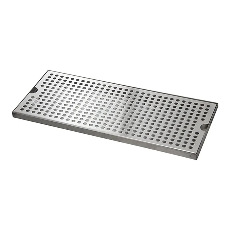 

A7THK-Stainless Steel Drip Tray For Bar, Rectangular Water Catching Tray, Oil Draining Tray, 50X17.5X1.5Cm
