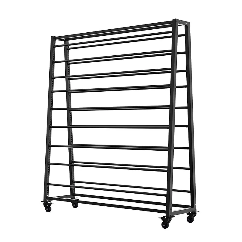 LH pulley textile fabric home textile tablecloth plastic film exhibition movable fabric rack