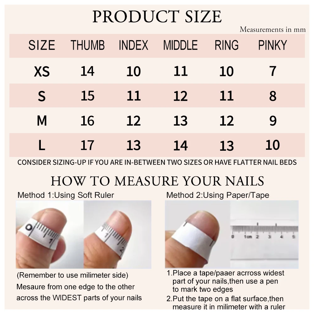 10 Uds. De uñas postizas hechas a mano, cortas, dulces, frescas, coloridas, intermitentes, para mujeres, uñas usables extraíbles, uso diario, punta de uña