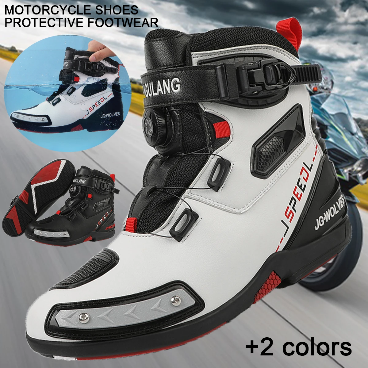 

Riding Tribe New Men's And Women's Motorcycle Boots Motorboats Shoes Motorbike Racing Shoes Career Racing Boots Motocross Shoes