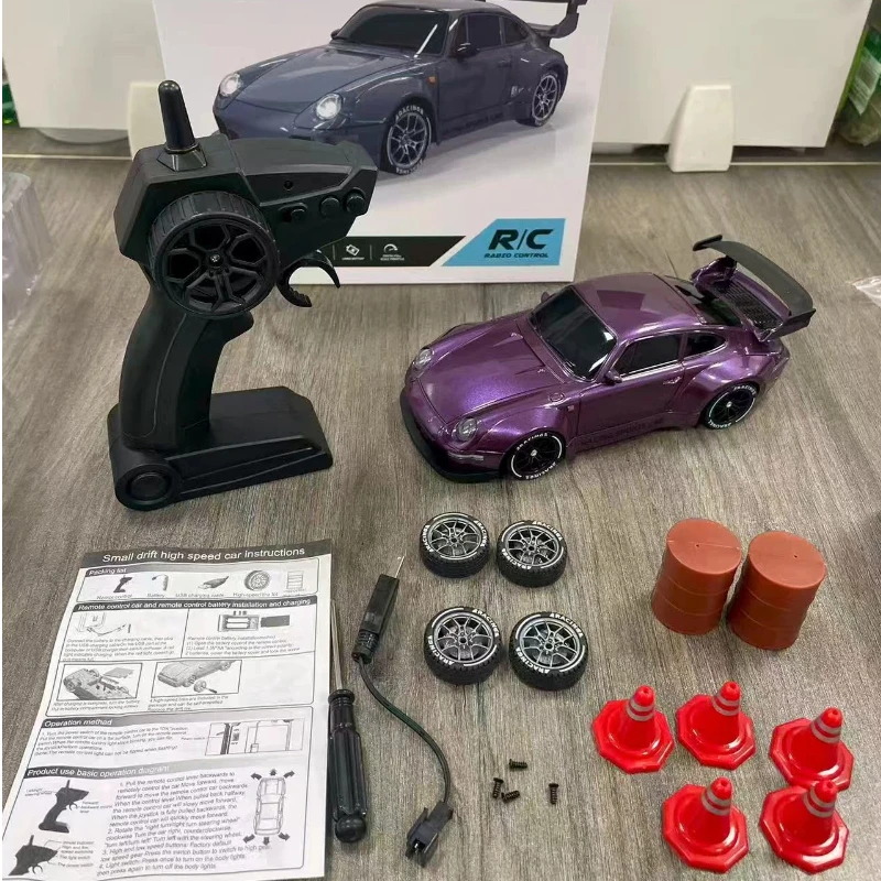 

2025 NEW Upgrade 1/24 RC Drift Car Mini Remote Control Car 4WD Racing Kids Toy 2.4G Radio High Speed Model Vehicle Toys