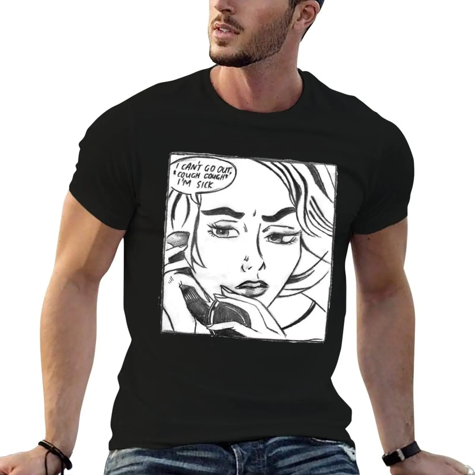 

Mean Girls meets Roy Lichtenstein. T-Shirt cotton t shirt pack man t shirt graphic T-Shirt