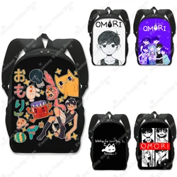 Omori Backpack for Teenager Boys Girls Children School Bags Omori Daypack Causal Shoulder Bag for Travel Laptop Backpack Bookbag