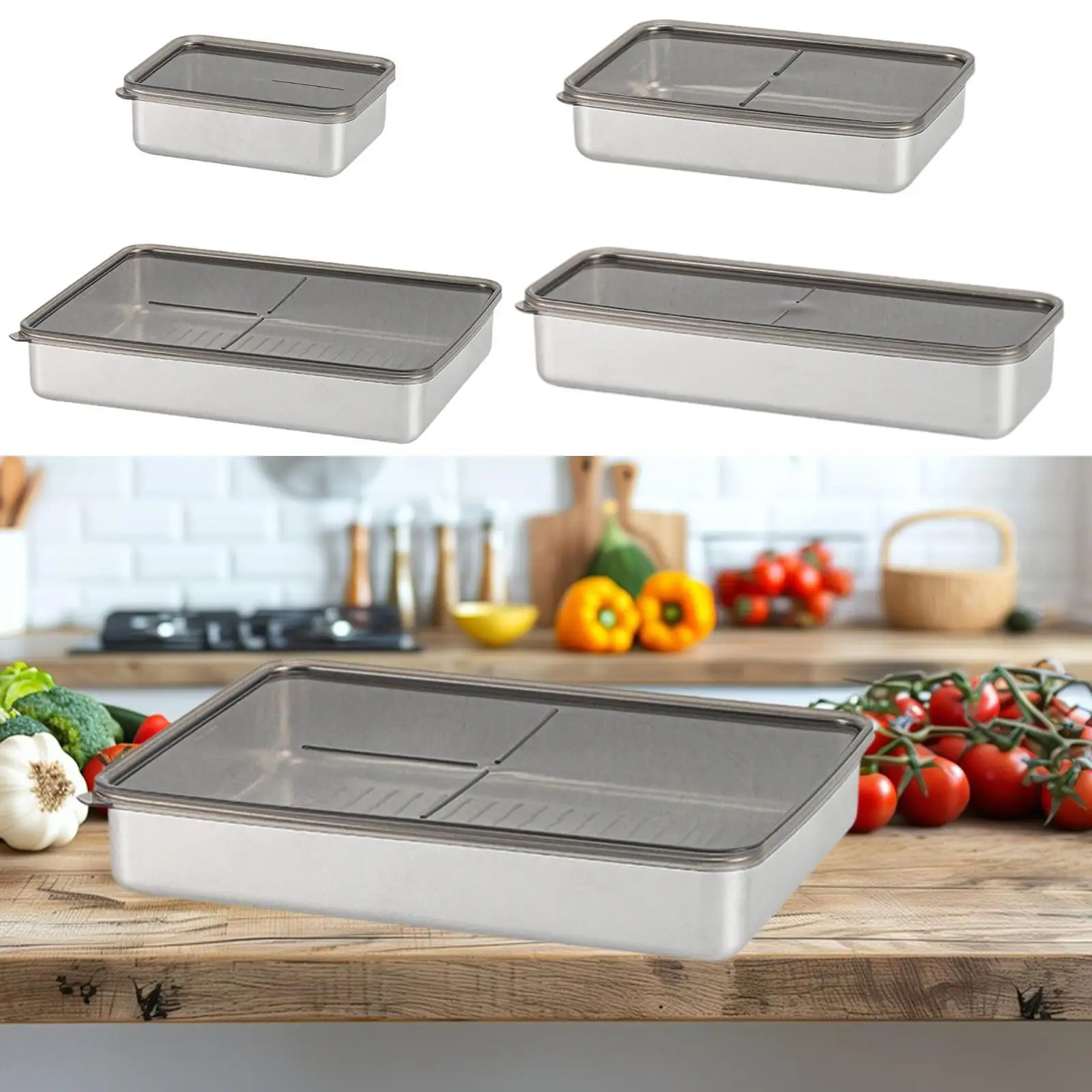 

Fruit Lunch Box,Food Storage Container,Keep Fresh with Lid,Food Storage Box,Food