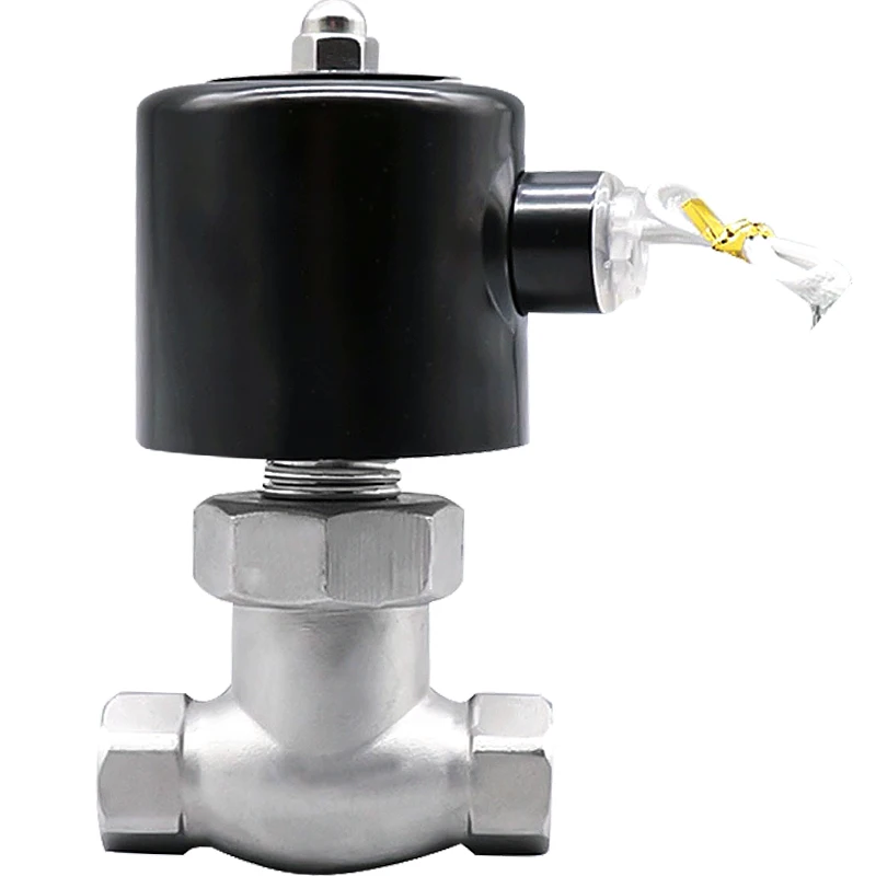 Stainless steel internal thread solenoid valve 304 wire buckle automatic automatic control electric water vapor valve DN15-50