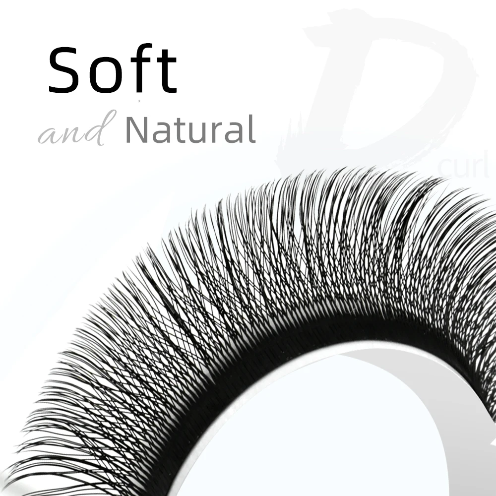 NAGARAKU Spike 3D W Shape Premade Volume Fans Lashes 12Lines Natural Soft False Eyelashes