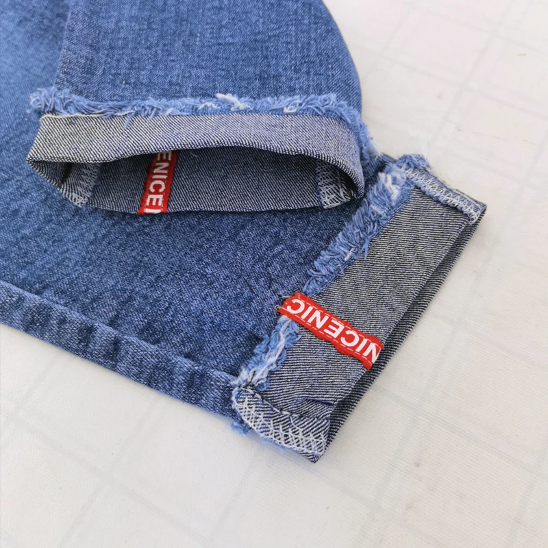 IENENS Autumn Boy's Stertch Jeans Kids Denim Long Pants Spring Slim Jeans Young Boy Cowboy Trousers Elastic Waist Pants 5-13Y view 6