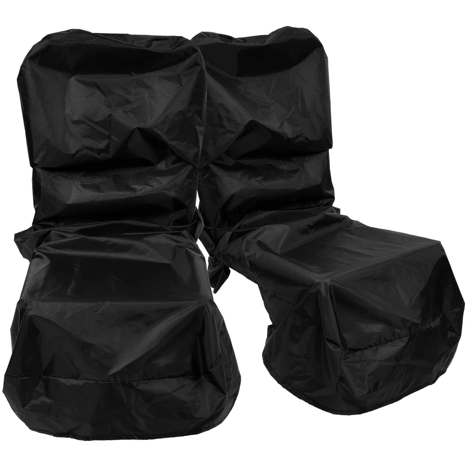 

Waterproof Car Seat Covers Front Universal Polyester Black 4 Seasons Protection Comfortable Lightweight Easy Install Use