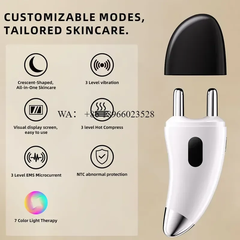WMWMNU Customizable Color EMS Facial Lifting Wand 7 in 1 Multi-function Care Beauty Device for Home Use