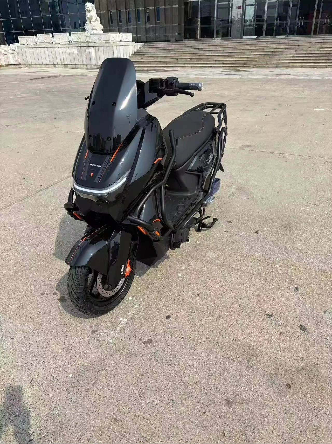 QQW EVRIDE TM890 electric motorcycle, equipped with 2500W motor, 72V lithium battery, long battery life - without battery view 3