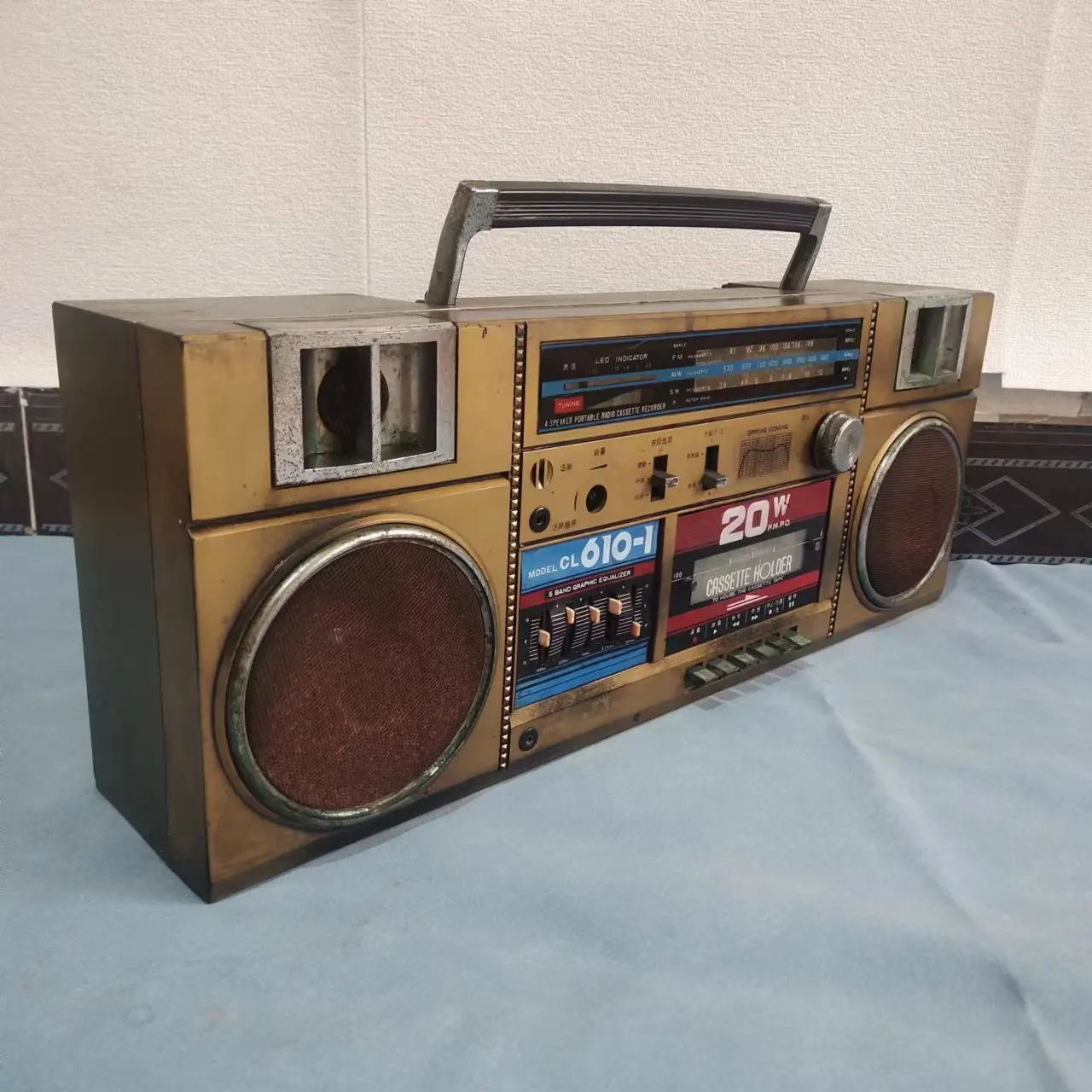 Household Vintage Recorder Tape Player Cassette Recorder Antique Miscellaneous Prop Decoration