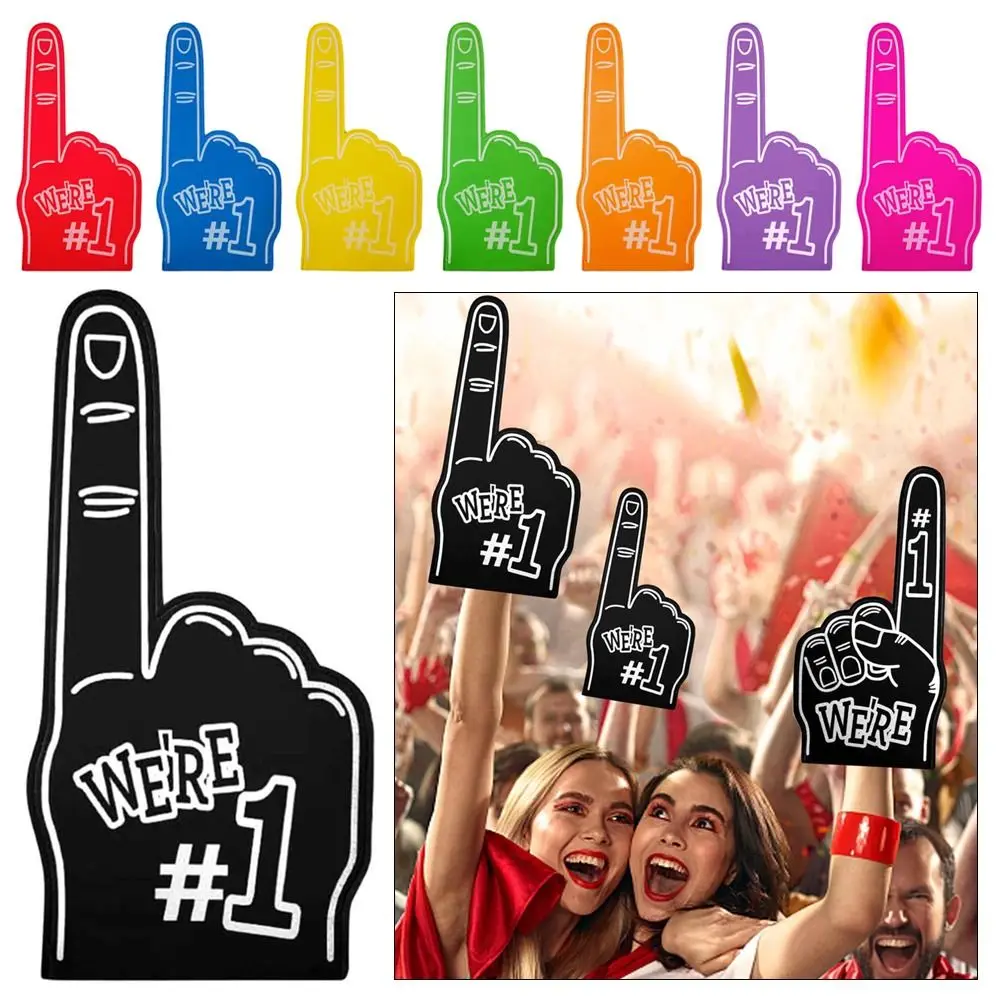 

1PC Giant Foam Finger EVA Cheerleading Inspiring Foam Gloves Atmosphere Cheering Event Cheering Hand Cheer Props Accessories