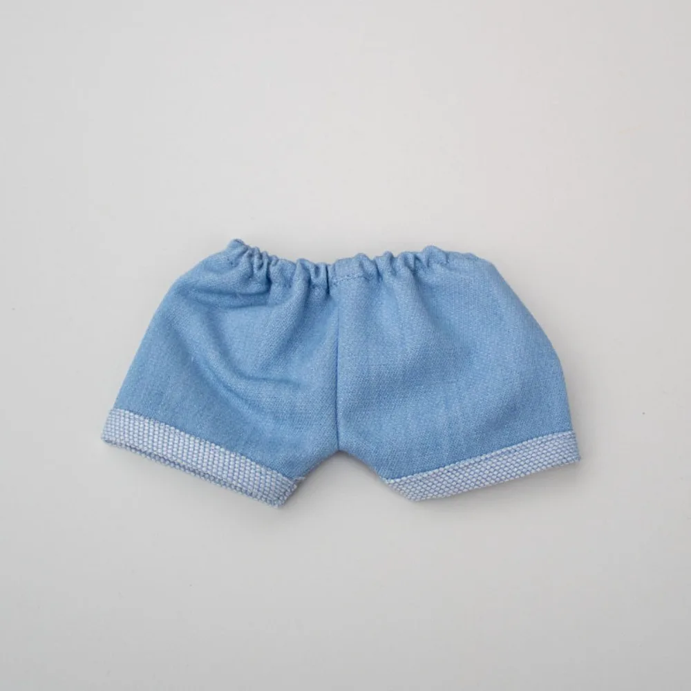 Multi-color Mini Denim Shorts Cuffed / Uncuffed Design For 10cm 15cm 20cm Cotton Doll Casual Shooting Decor Doll Pants Outfit