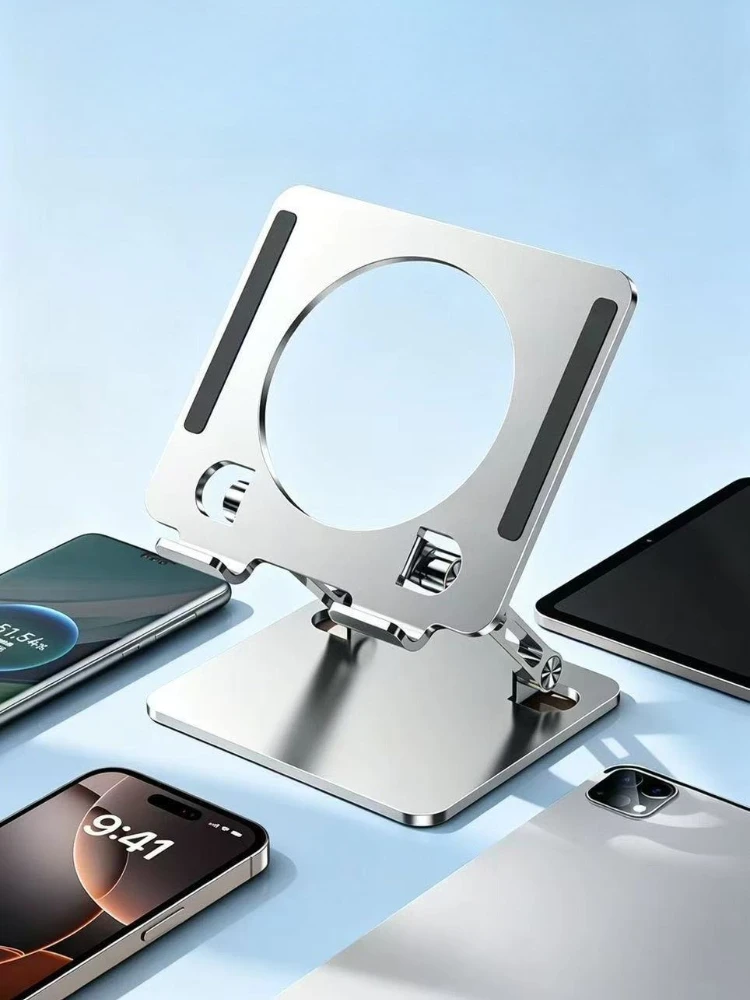 Przenośny składany uchwyt na tablet z aluminium, stabilny, antypoślizgowy, regulowany, płaski stojak na biurko, uniwersalny dla iPadów 7-13″ — zdjęcie produktu 7