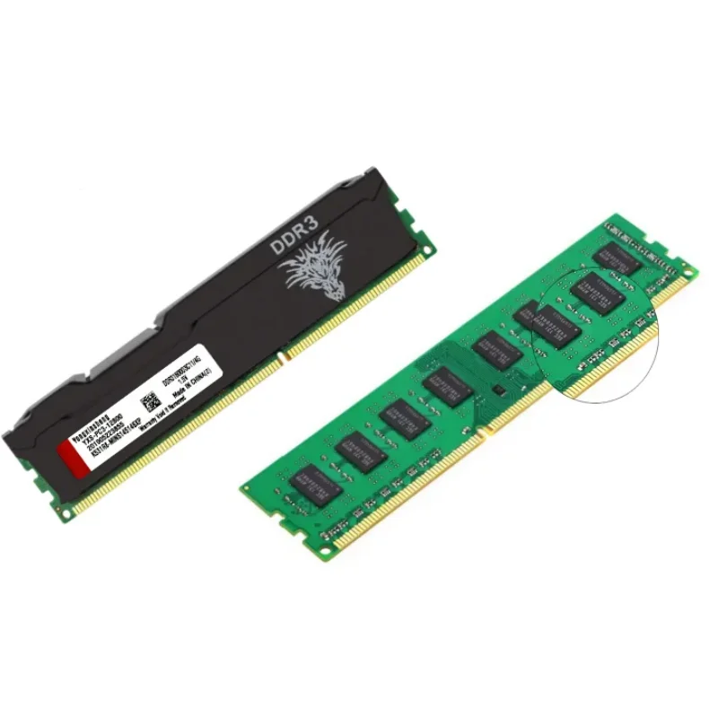 Mémoire de serveur d'ordinateur de bureau, modèle DDR3 233, capacité 4 Go 8 Go, fréquence d'horloge 1333/1600/2133/2400/2666/3200 mhz, mémoire non ecc, sans tampon, gilet de refroidissement DIMM, couleur noire