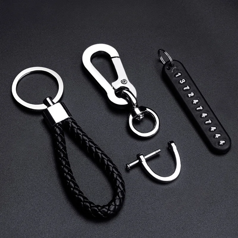 Car keychain Never Lose Your Keys Again - Anti Loss Ring with Phone Number Strip Car Keychain  accessories  key ring  keychain