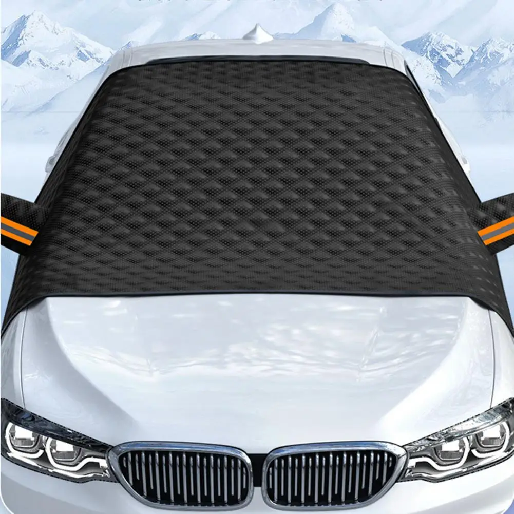 Car Windshield Snow Cover Anti-Frost Freeze Protection Foldable Auto SUV Winter Front Windscreen Ice Cover Guard Protector