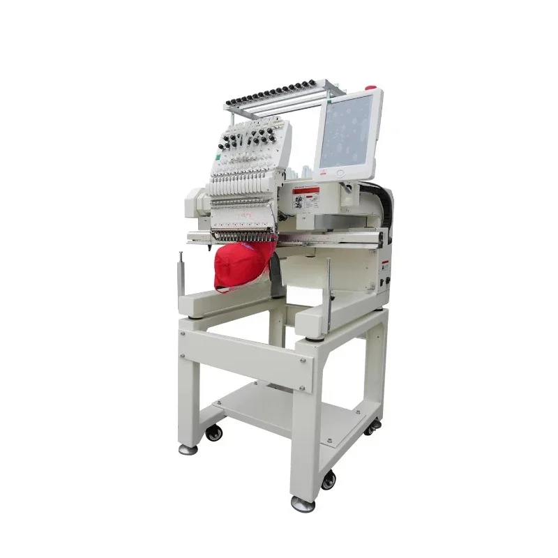 high speed computerized single head cap t-shirt computer embroidery machine