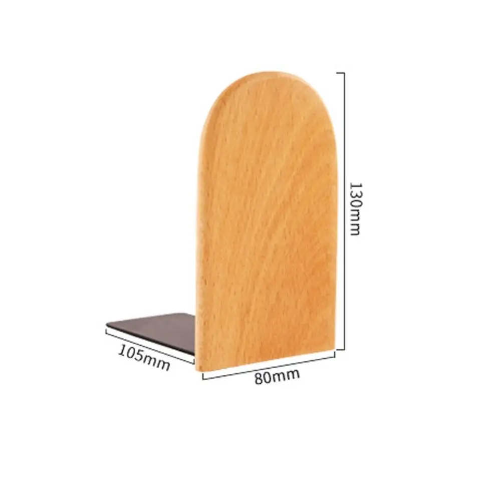 

Display Holder Nature Wooden Bookends Desk Organizer Beech Walnut Desktop Bookshelf INS Simple Book Support Rack Minimalism