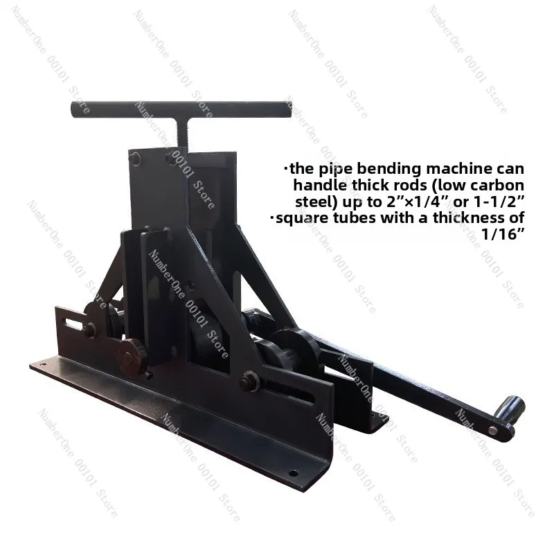 Manual three-roller bending machine tr-40 - steel pipe & square tube roller bending machine