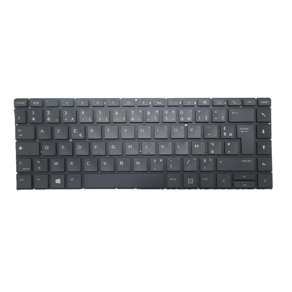 

Клавиатура для ноутбука HP EliteBook X360 1040 G5 L41041-051 2B-BAZ65Q100 NBLAZ с подсветкой French FR Silver, новая