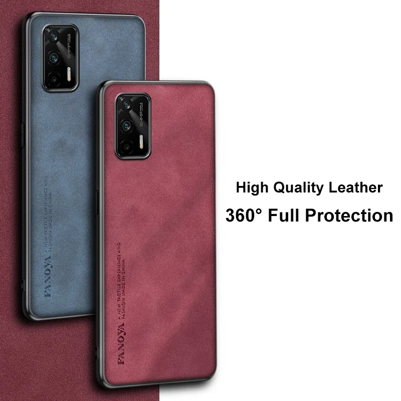 For Realme GT Neo Flash Coque Luxury Leather Case For Realme GT Neo 2T 5G Matte Cover Silicone Shockproof Protection Phone Case