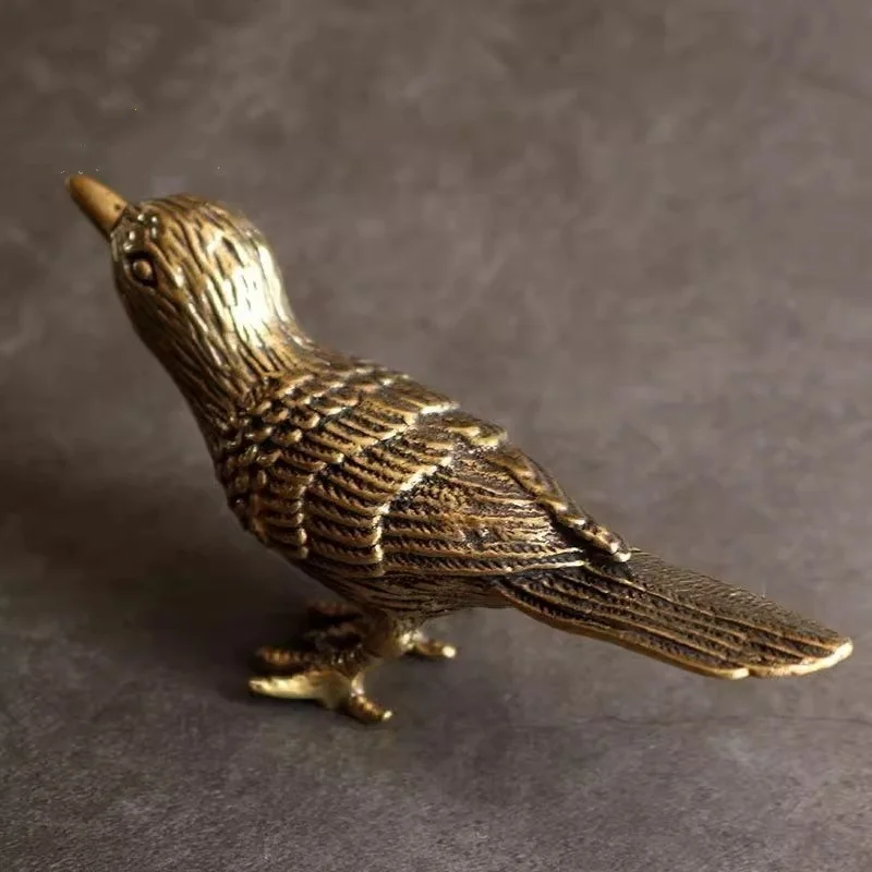 

Chinese Traditional Pure Copper Retro Magpie Ornament Decoration Handicraft