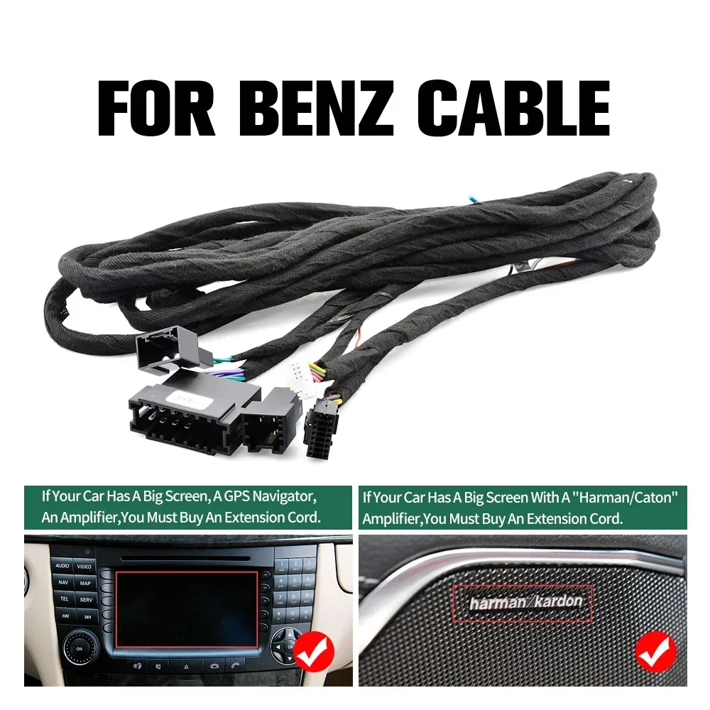 cable-de-extension-de-6m-para-amplificador-de-fibra-optica-serie-mercedes-benz-solo-se-adapta-a-nuestro-gps-de-navegacion-dvd-para-coche-no-se-vende-por-separado