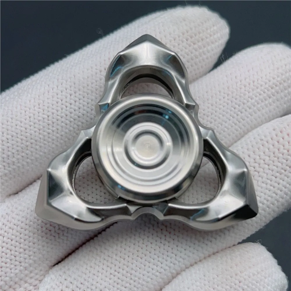 Lq edc espinhos e nevoeiro fidget spinner aço inoxidável projetos originais alívio da ansiedade gadgets brinquedos para adultos