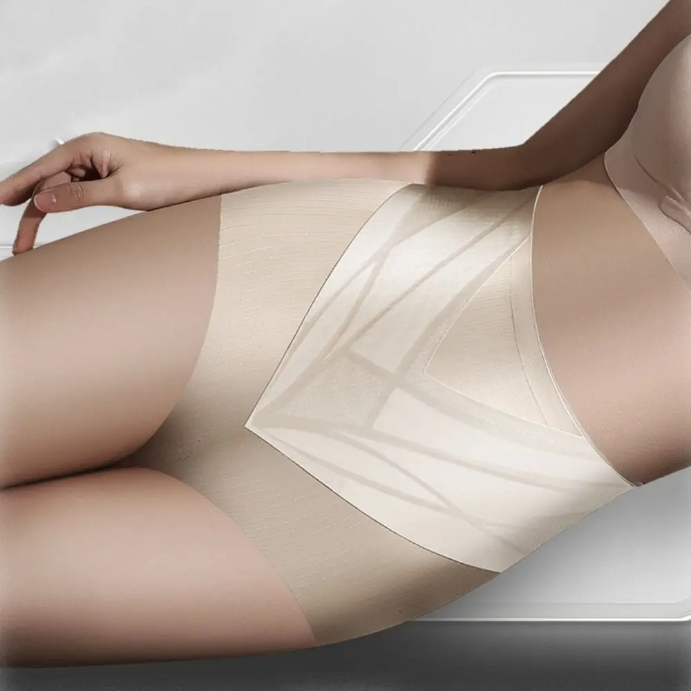 Sem costura pós-parto corpo shaper cintura alta barriga contração emagrecimento shapewear cuecas alta elástica barriga controle roupa interior