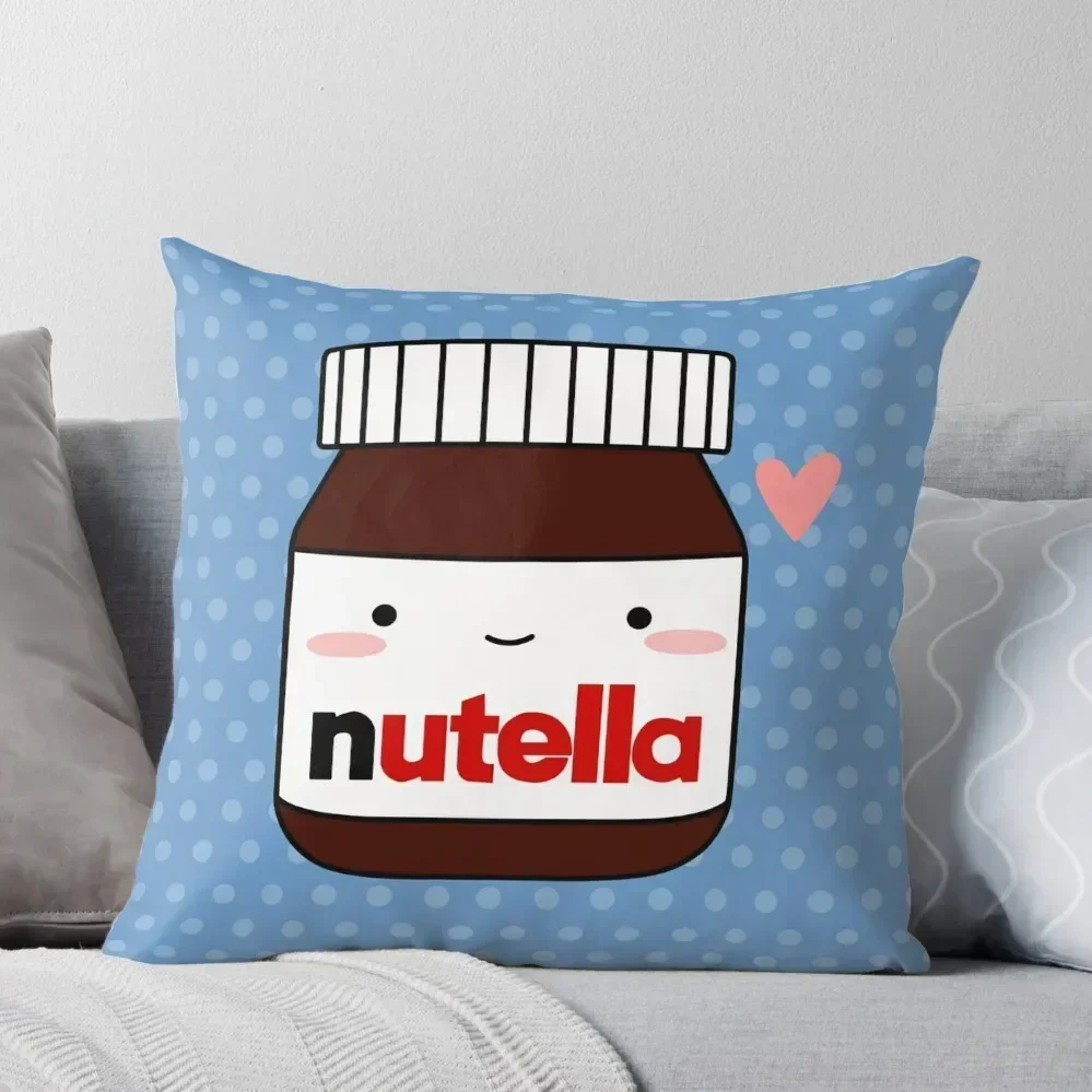 

Cute Nutella jar Throw Pillow Sofa Covers christmas ornaments 2025 Ornamental Pillow Cushions For Children pillow