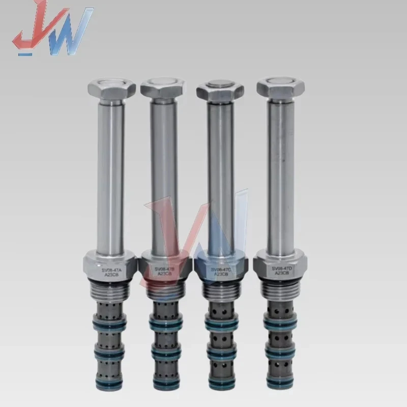 Open Center Solenoid Cartridge Valve SV08-47A-0-N-00 V08-47D-0-N-00 With Waterproof E-Coil Optional Voltage Range