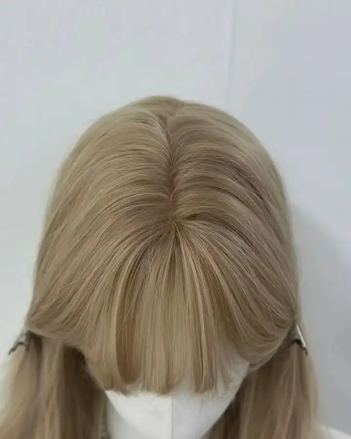 Longo luz loira frente do laço perucas de cabelo sintético para preto feminino 180 densidade 24 polegadas onda do corpo loira peruca de renda transparente
