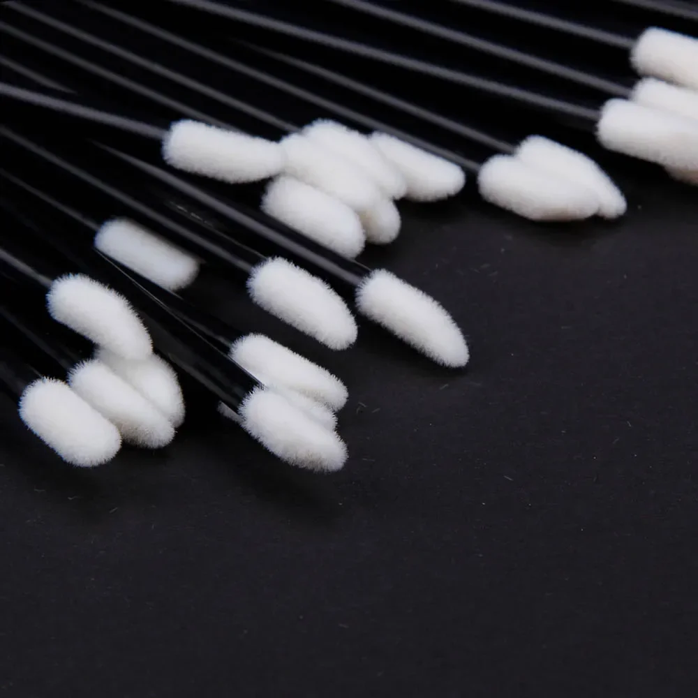 Disposable Lip Cleaning Accessories Brush Women Lipstick Eyelash Eyebrow 50/100 PCS Wholesale Gloss Wands Applicator MakeUp Tool