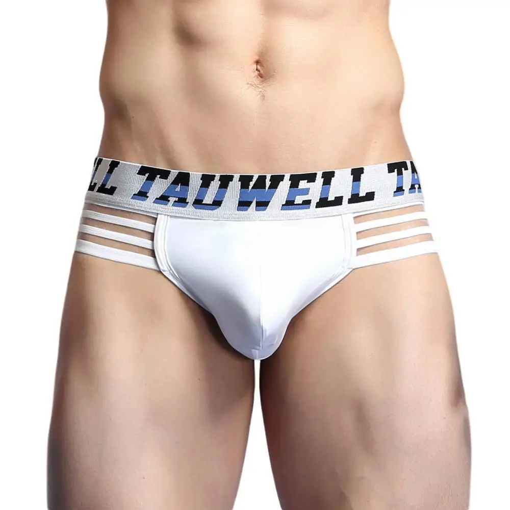 TAUWELL Men Briefs Sexy Transparent Underwear Low Waist Triangle Underpants Male Panties Bikinis Briefs for Man