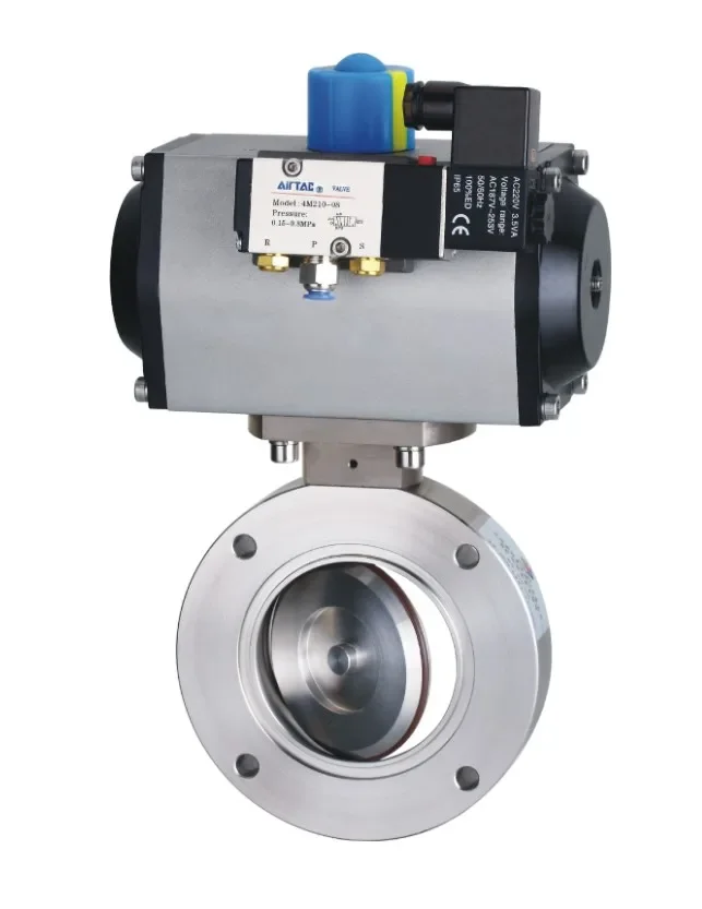 High precision pneumatic butterfly valve GIQ-25 GIQ-32 GIQ-40 GIQ-50