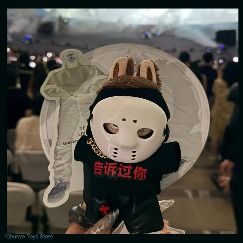 

For V1 V3 Labubu Clothing, Labubu Sets, Layeye, Kanye'S Concert Merchandise, Kanye Labubu Yebubu Masks Dolls Accessory