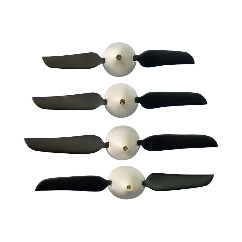 Mini conjunto de hélice plegable HUB4mm sin eje 2,0 para Motor sin escobillas de baja potencia RC avión plástico XFlight 1 Juego