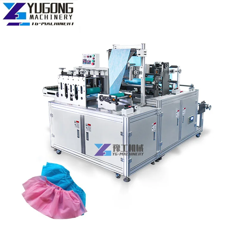 180-200PCS/Min Disposable Medical Nonwoven Shoe Cover Machine Overshoe Making Machine