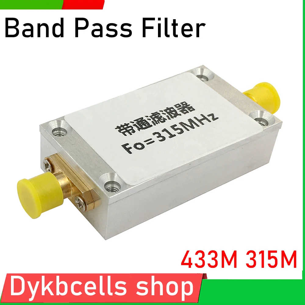 Passe Banda Filtro Bpf 315mhz 433mhz 1090mhz 1575mhz 2450mhz 5.8ghz 2.4g 5.8g Wifi Gps Rtl-sdr Receptor Amplificador de Rádio Presunto