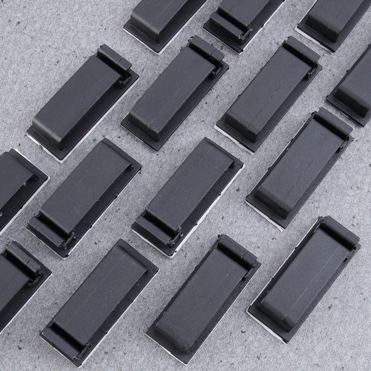 

50pcs Car Wire Harness Clips Self Adhesive Cable Organizers For Home Office Auto Wiring Fixing Solutions Cable Management Clamps