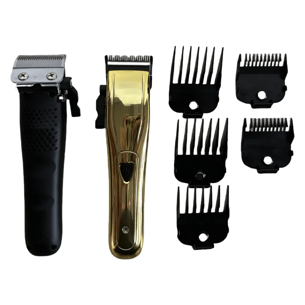 Kit de cortadora de pelo inalámbrica profesional, cortadora de pelo portátil, 5 en 1, motor BLDC, recargable por USB