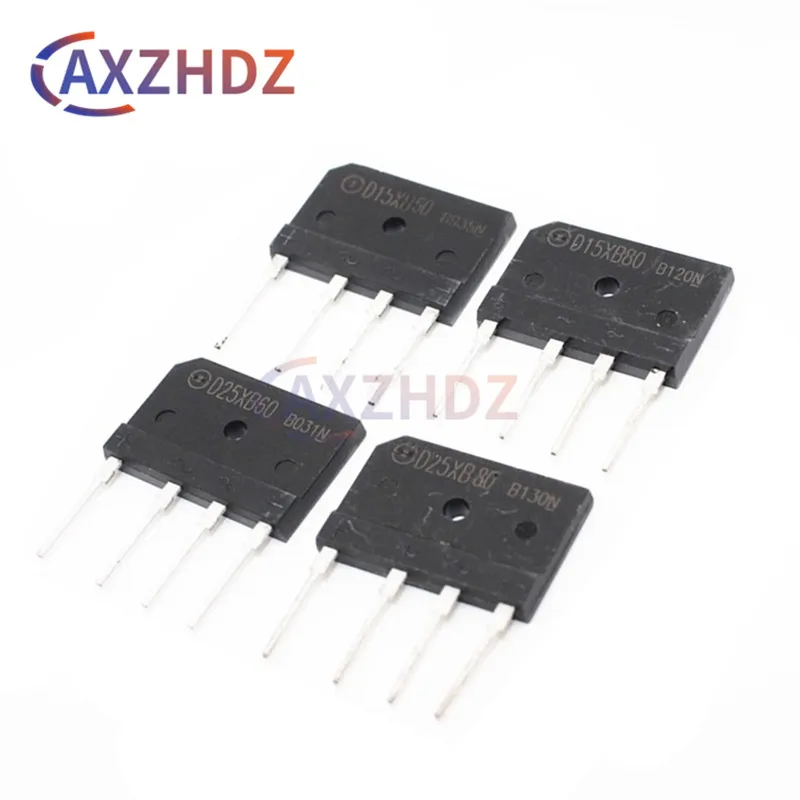 

5pcs ZIP D25XB80 D25SBA80 Bridge Rectifier 25V 800V D25XB60 D15XB60 D15XB80 D10XB60 D10XB80 D20XB60 D20XB80 D20XB100 D25XB100