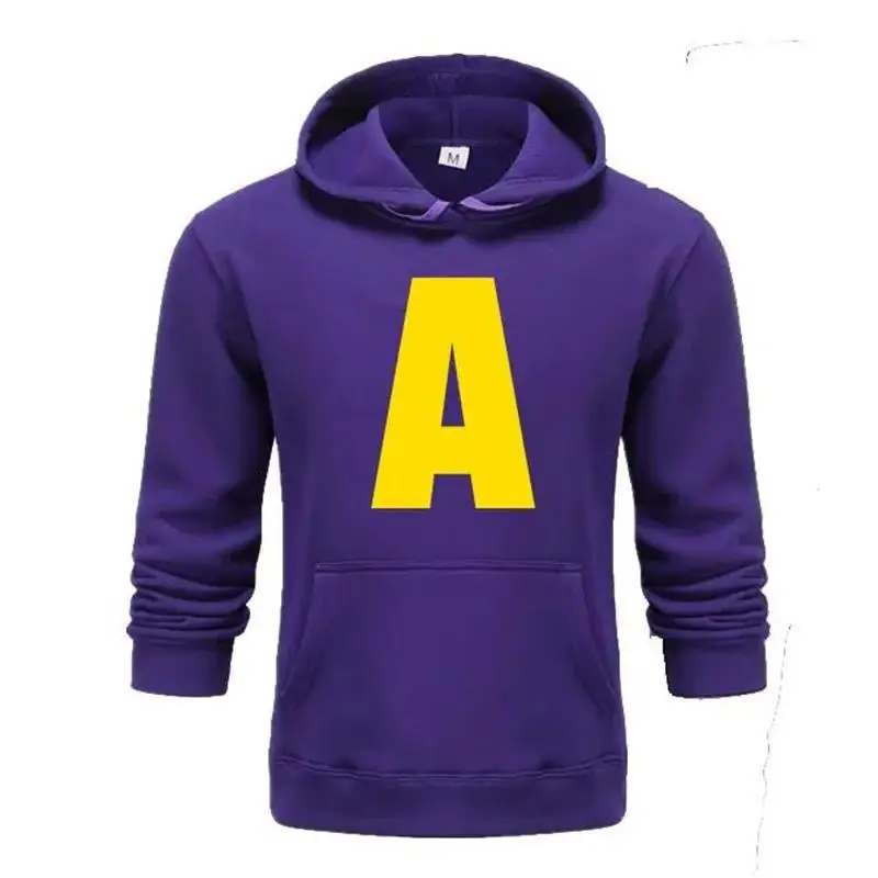 2026 Herbst Winter Neue Alvin und die Chipmunks Mode Neutrale Freizeitkleidung Herren Hoodie Halloween Kostüm Damen Pullover – Detail 12