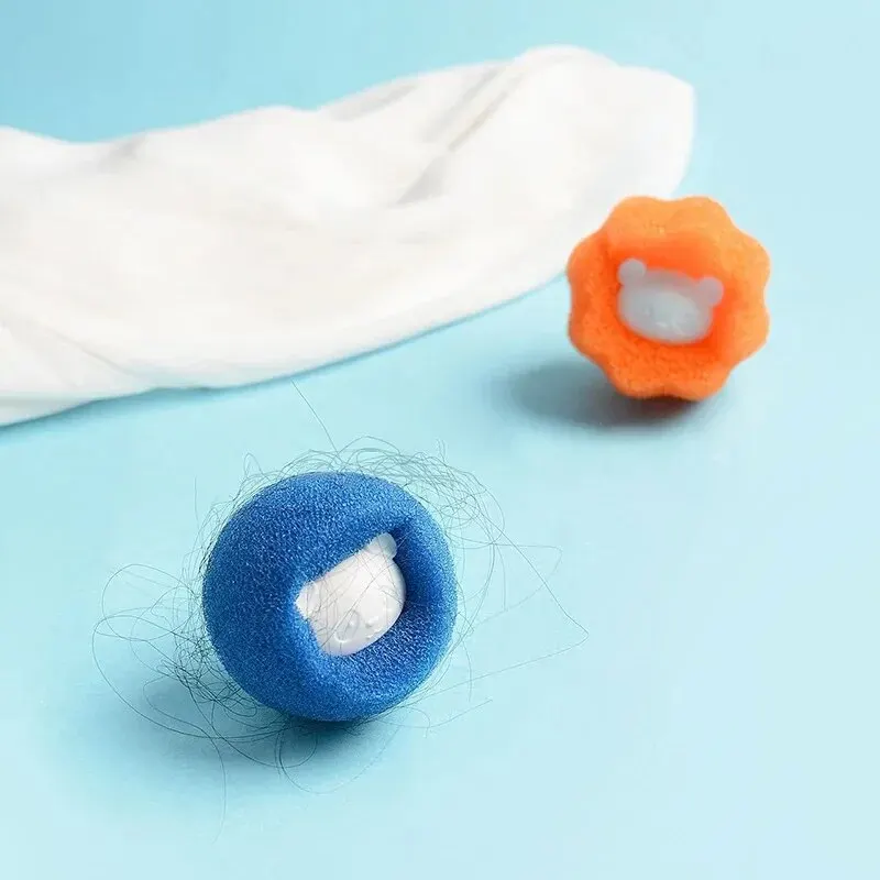 Washing Machine Sponge Cleaning Ball Lint Removal Laundry Anti-tangling Sponge Washing Ball Magic Stain Removal Laundry