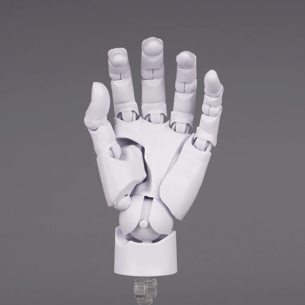 움직일 수있는 손가락 관절이있는 10.5cm 인간의 손 모델 1:2 시뮬레이션 팜 데스크탑 Ornamenttoy Twisted Egg Surprise Blind Box