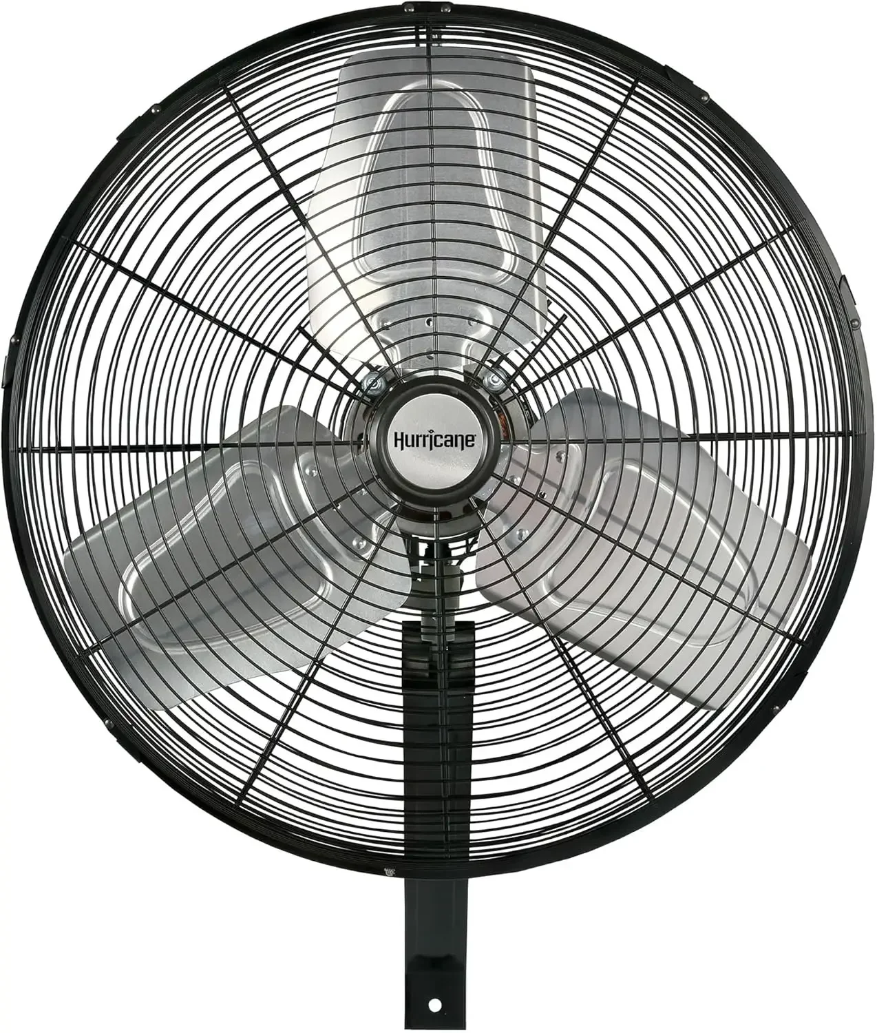 Metal Wall Mount Fan, Corded Commercial Grade Oscillating 3 Speed, 20